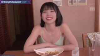 Chaewon celebrity sex was so good, fuck after tasty dinner / セックスシーン
