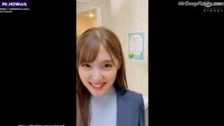 Office toilet is the best place for fuck – Nayeon face swap /トゥワイス 本物の偽物