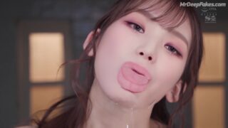 Sexy asian bitch Karina kissed so hot with stranger / 카리나 에스파 ai scenes