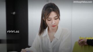Fake Bai Lu jumped on dick for job title – 白鹿 性爱录像带