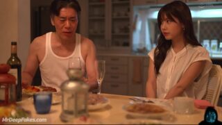 (리사 블랙핑크) father and son fucked Lisa after dinner with wine – real fake