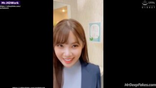 Smiling colleague asked you to fuck her in the toilet ai Chaewon アイズワン 性別