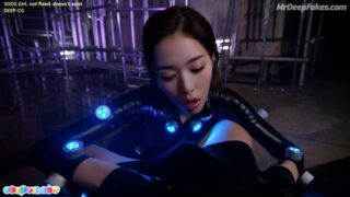 Awesome blowjob in fluorescent suit, Wonyoung pov fakeapp アイヴ セックスシーン